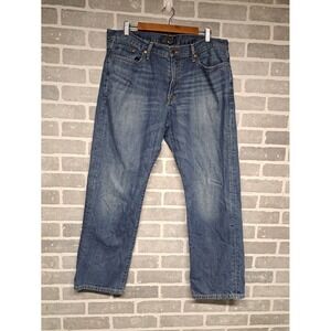 Lucky Brand Mens Blue Western Rodeo 363 Vintage Straight Jeans‎ Size 36 X 30